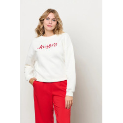 Bluza oversize  z nadrukiem...